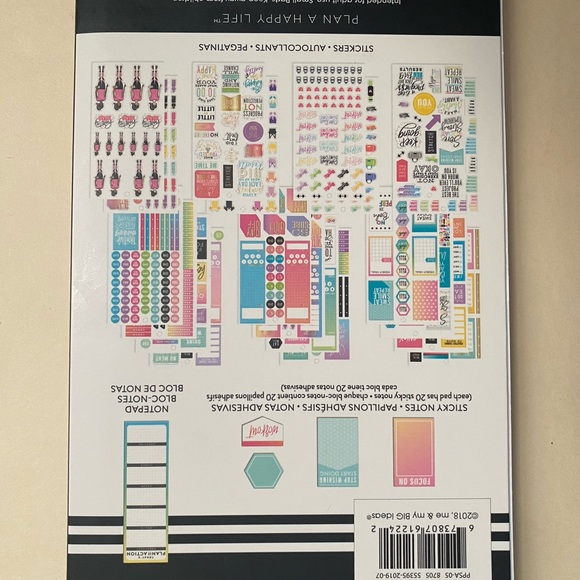 HEALTHY HERO THE HAPPY PLANNER GIRL STICKERS, STICKY NOTES , NOTEPAD - Picture 3 of 3